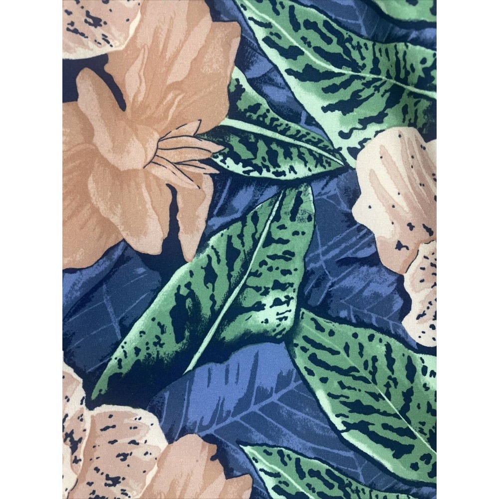 GOODFELLOW MENS SWIM TRUNKS SZ XL FLOWERS ZIP - POCKET SOFT EUC! - Picture 3 of 8
